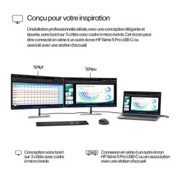 Écran 24" HP 524pf 16:9 WUXGA 1920 x 1200 350 ni.
