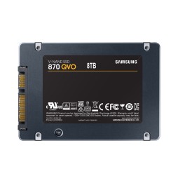 SSD SAMSUNG Serie 870 QVO 2,5 pouce 8TO S-ATA-6.0Gbps MZ-77Q8T0BW