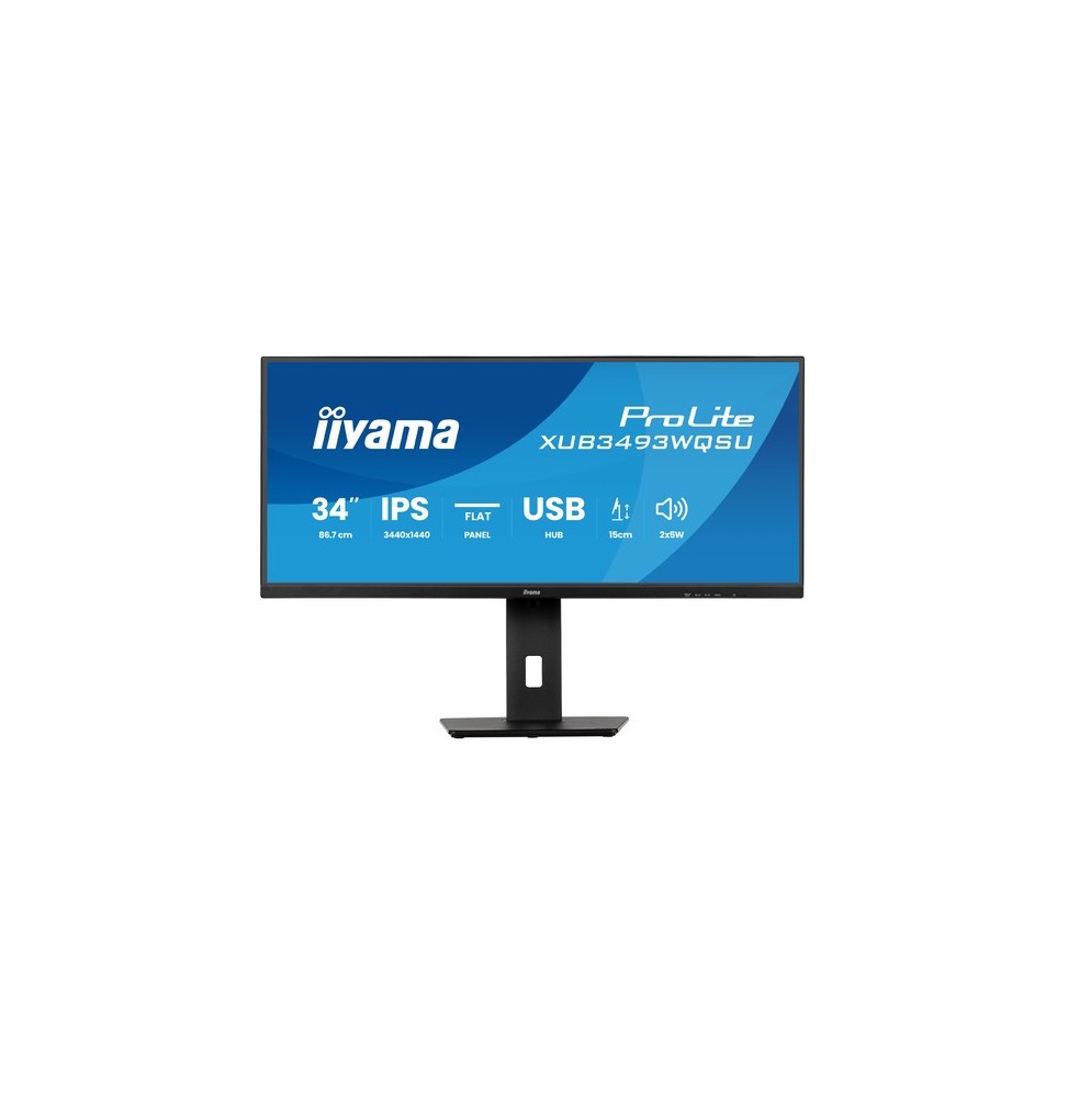Écran 34 IIYAMA XUB3493WQSU-B6 Noir