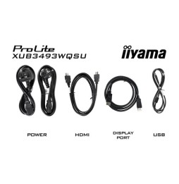 Écran 34 IIYAMA XUB3493WQSU-B6 Noir