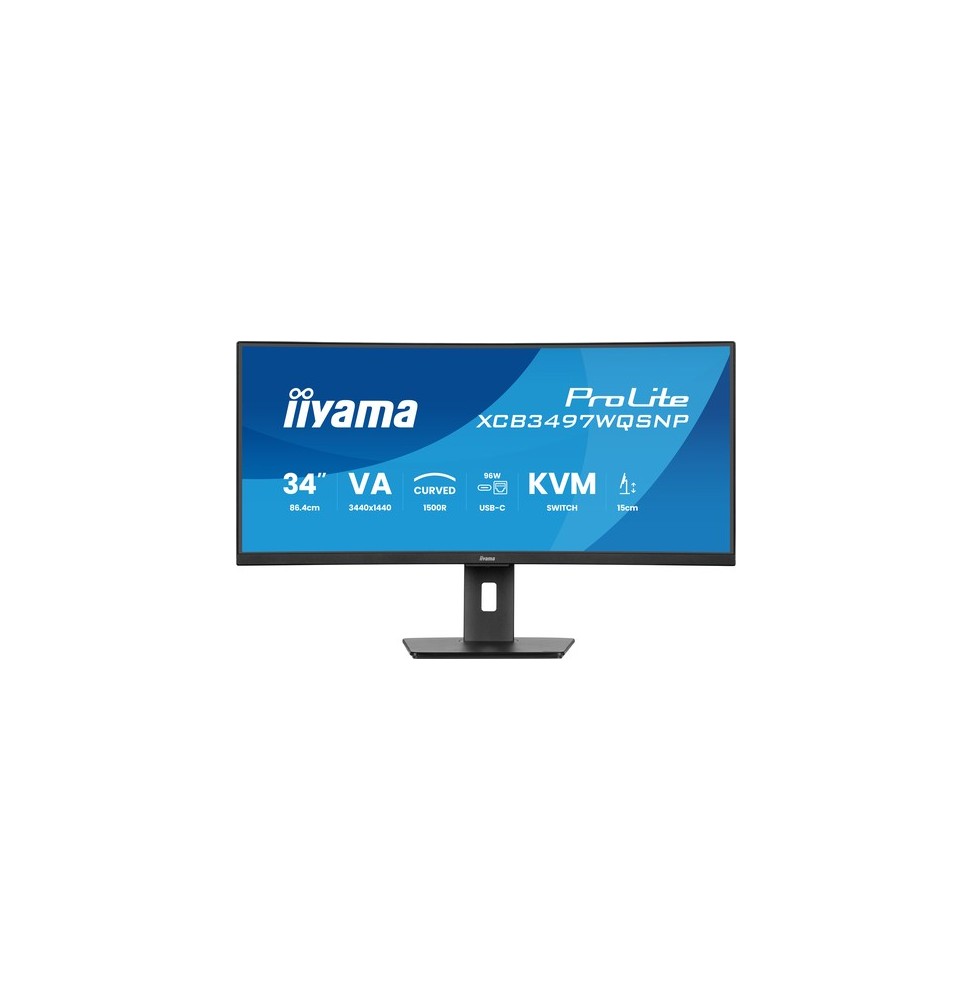 Moniteur 34" IIYAMA XCB3497WQSNP-B1 Incurvé