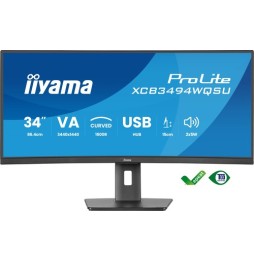 Moniteur 34" IIYAMA XCB3494WQSU-B1 Incurvé