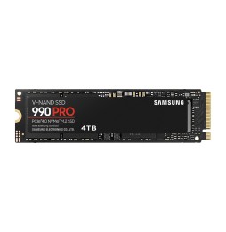 SSD SAMSUNG SERIE 990 PRO M.2 4To 2280 PCIe Gen 4.0 x4 NVMe 2.0 MZ-V9P4T0BW