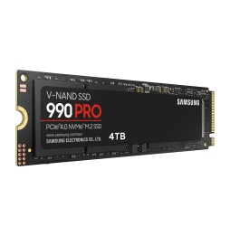 SSD SAMSUNG SERIE 990 PRO M.2 4To 2280 PCIe Gen 4.0 x4 NVMe 2.0 MZ-V9P4T0BW