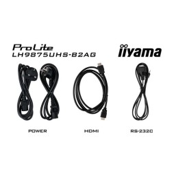 Moniteur professionnel 98’’ IIYAMA LH9875UHS-B2AG