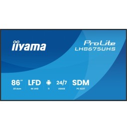 Moniteur 85.6" 4K IIYAMA LH8675UHS-B2AG