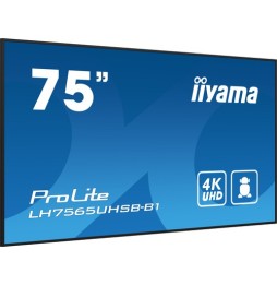 Écran 75" 4K IIYAMA LH7565UHSB-B1