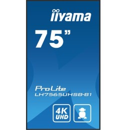 Écran 75" 4K IIYAMA LH7565UHSB-B1