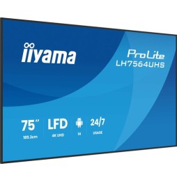 Moniteur 75" 4K IIYAMA LH7564UHS-B1AG