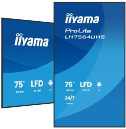 Moniteur 75" 4K IIYAMA LH7564UHS-B1AG
