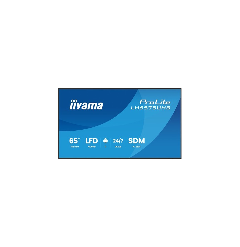 Moniteur 65" IIYAMA LH6575UHS-B2AG