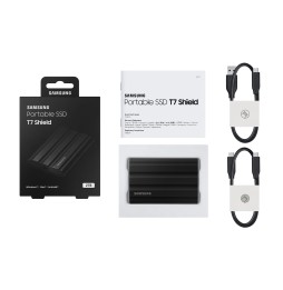 SSD EXT SAMSUNG T7 Shield 2000G Noir USB 3.2 Gen 2 / MU-PE2T0S/EU