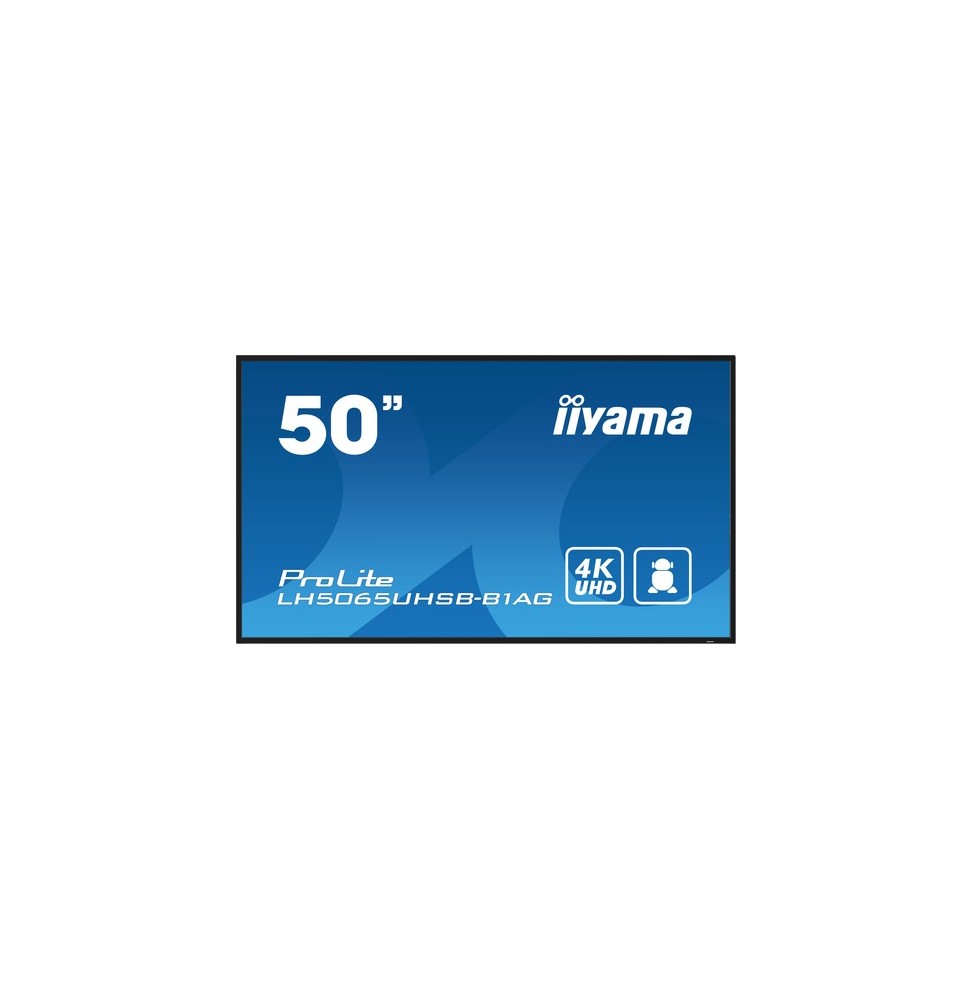 Écran 50" 4K IIYAMA LH5065UHSB-B1AG