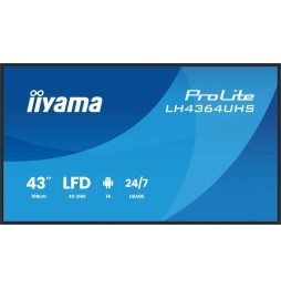Moniteur 42.5" 4K IIYAMA LH4364UHS-B1AG