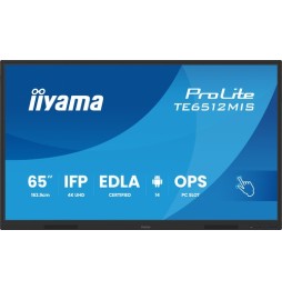 Écran 65" Tactile IIYAMA TE6512MIS-B4AG