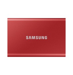 SSD EXT SAMSUNG T7 2TO rouge métallique USB 3.2 Gen 2 MU-PC2T0R/WW