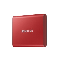 SSD EXT SAMSUNG T7 2TO rouge métallique USB 3.2 Gen 2 MU-PC2T0R/WW