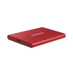 SSD EXT SAMSUNG T7 2TO rouge métallique USB 3.2 Gen 2 MU-PC2T0R/WW