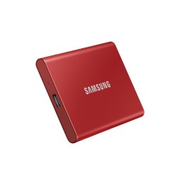 SSD EXT SAMSUNG T7 2TO rouge métallique USB 3.2 Gen 2 MU-PC2T0R/WW