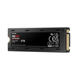 SSD SAMSUNG SERIE 980 PRO avec dissipateur M.2 2To 2280 PCIe 4.0 x4 NVMe MZ-V8P2T0CW