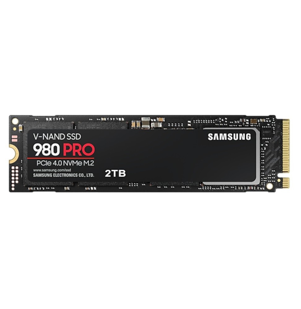 SSD SAMSUNG SERIE 980 PRO M.2 2To 2280 PCIe 4.0 x4 NVMe 1.3c MZ-V8P2T0BW