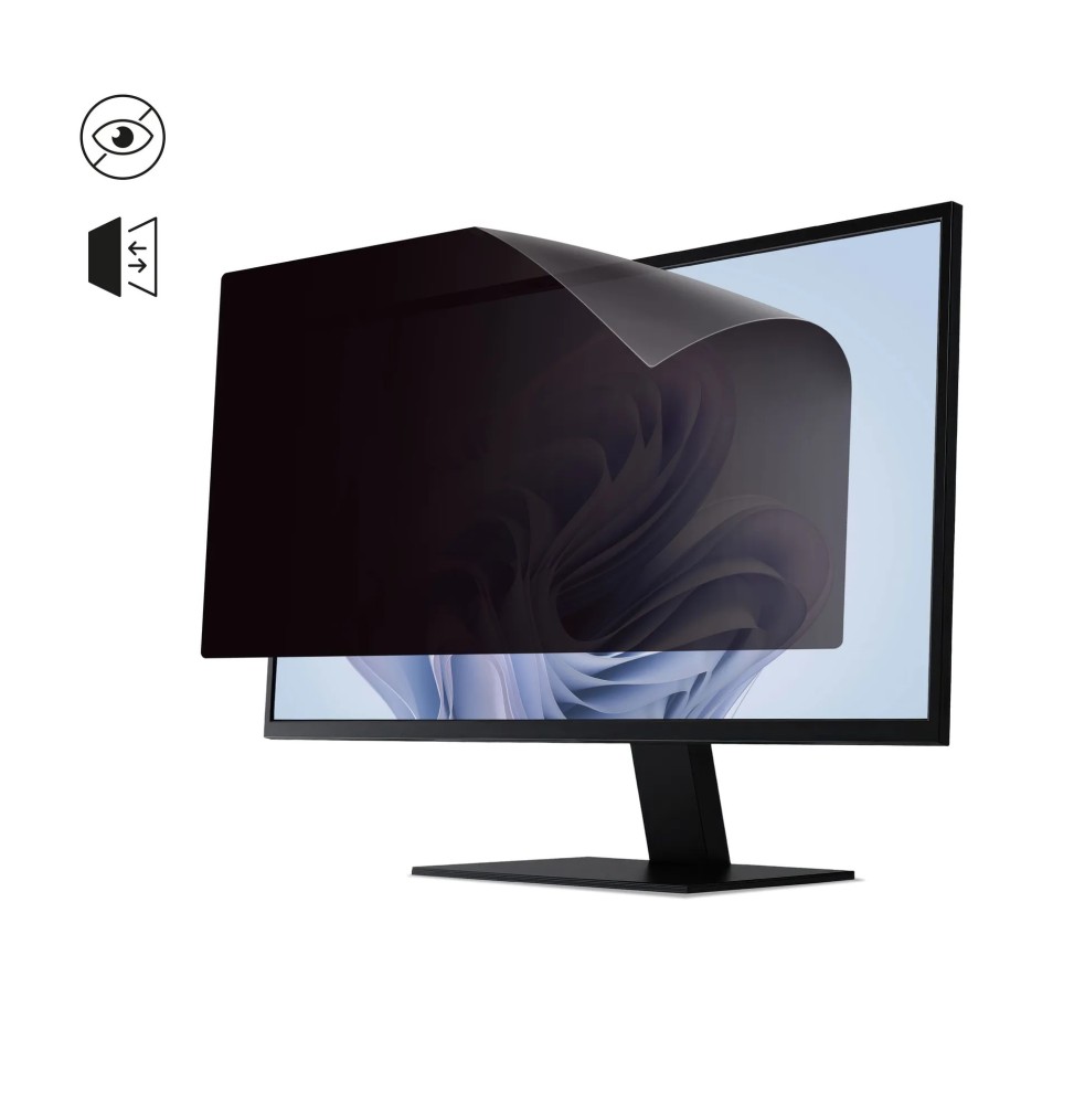 Dicota D50027-2AD - Filtre de confidentialité adhésif bidirectionnel universel (5:4) 17"