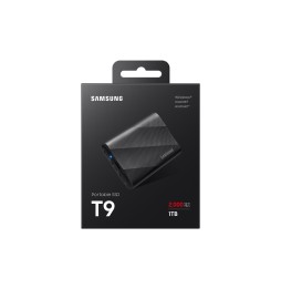 SSD EXT SAMSUNG T9 1To Noir USB Type C USB 3.2 Gen.2X2 / MU-PG1T0B/EU