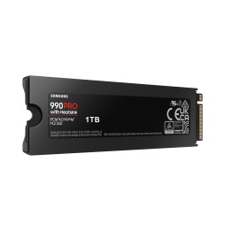 SSD SAMSUNG SERIE 990 PRO + dissipateur M.2 1To 2280 PCIe 4.0 x4 NVMe MZ-V9P1T0GW