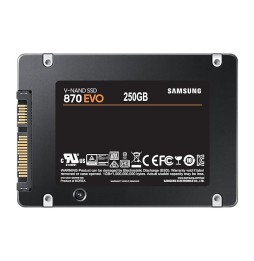 SSD SAMSUNG Serie 870 EVO 2,5 pouce 250G S-ATA-6.0Gbps MZ-77E250B/EU