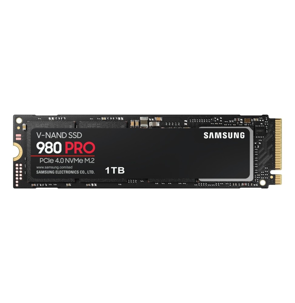 SSD SAMSUNG SERIE 980 PRO M.2 1To 2280 PCIe 4.0 x4 NVMe 1.3c MZ-V8P1T0BW SSD SAMSUNG SERIE 980 PRO M.2 1To 2280 PCIe 4.0 x4 NVMe 1.3c MZ-V8P1T0BW