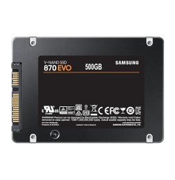 SSD SAMSUNG Serie 870 EVO 2,5 pouce 500G S-ATA-6.0Gbps MZ-77E500BW