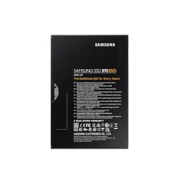 SSD SAMSUNG Serie 870 EVO 2,5 pouce 500G S-ATA-6.0Gbps MZ-77E500BW