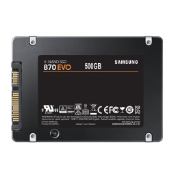 SSD SAMSUNG Serie 870 EVO 2,5 pouce 500G S-ATA-6.0Gbps MZ-77E500B/EU