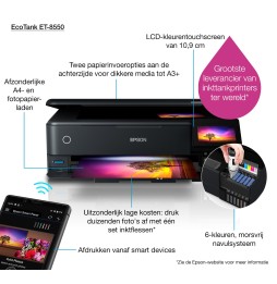 EPSON EcoTank ET-8550 MFP 3 en 1, 6 Couleur A3