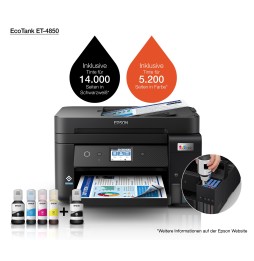 EPSON EcoTank ET-4850 MFP 4en1 Jet d'encre couleur A4