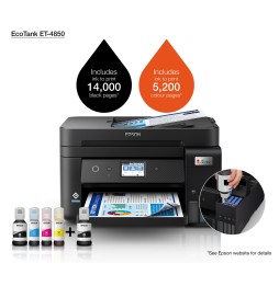 EPSON EcoTank ET-4850 MFP 4en1 Jet d'encre couleur A4