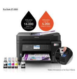 EPSON EcoTank ET-3850 Multifonction Jet d'encre couleur A4