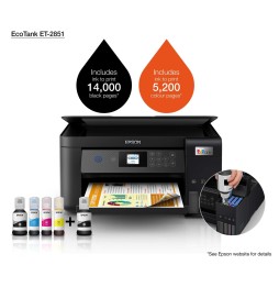 EPSON EcoTank ET-2851 MFP Jet d'encre couleur A4