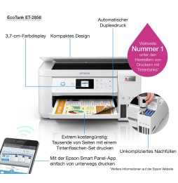 EPSON EcoTank ET-2856 MFP Jet d'encre couleur A4