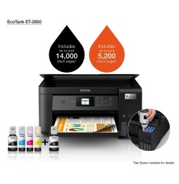 EPSON EcoTank ET-2850 MFP Jet d'encre couleur A4