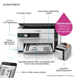 EPSON EcoTank ET-M2120 MFP Jet d'encre Mono A4