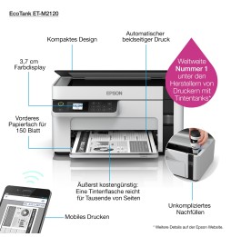 EPSON EcoTank ET-M2120 MFP Jet d'encre Mono A4