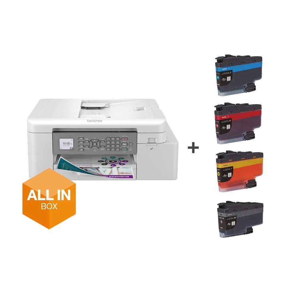BROTHER MFC-J4335XDWXL - Pack d'impression All in Box comprenant multifonction jet d'encre A4 BROTHER MFC-J4335XDWXL - Pack d'impression All in Box comprenant multifonction jet d'encre A4