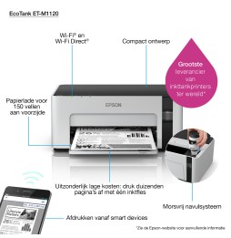 EPSON EcoTank ET-M1120 Imprimante Jet d'encre Mono A4