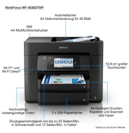 EPSON WorkForce Pro WF-4830DTWF MFP Jet d'encre couleur A4