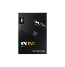 SSD SAMSUNG Serie 870 EVO 2,5 pouce 1TO S-ATA-6.0Gbps MZ-77E1T0B/EU