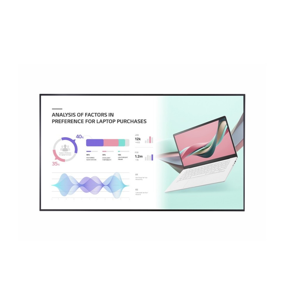 ECRAN LG 86'' LFD 58:9 24h/7j 86BH5F-M ECRAN LG 86'' LFD 58:9 24h/7j 86BH5F-M