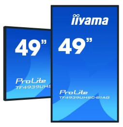 IIYAMA LFD 49"" tactile interactif 4K PCAP 15pts 24/7 IPS LED TF4939UHSC-B1AG