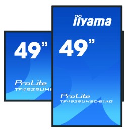 IIYAMA LFD 49"" tactile interactif 4K PCAP 15pts 24/7 IPS LED TF4939UHSC-B1AG