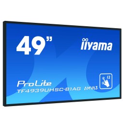 IIYAMA LFD 49"" tactile interactif 4K PCAP 15pts 24/7 IPS LED TF4939UHSC-B1AG